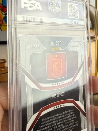 Cromo Pedri PSA 10