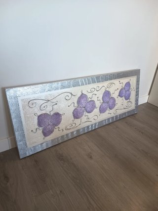 Cuadro Decorativo Grande 135x35cm con fondo Beige