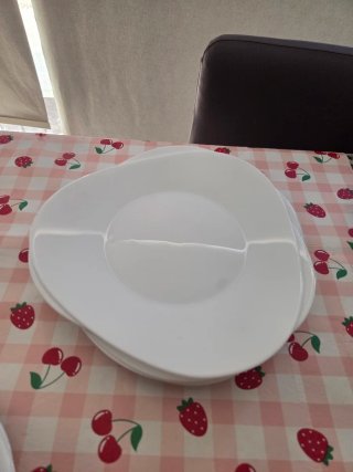Vajilla triangular 6 servicios