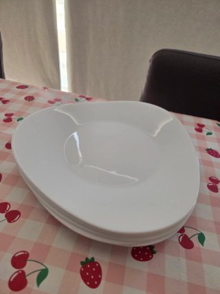 Vajilla triangular 6 servicios