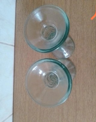 Juego 2 Candelabros Cristal