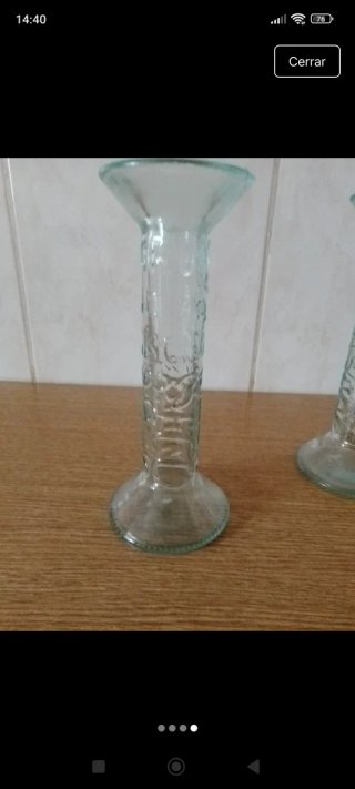 Juego 2 Candelabros Cristal