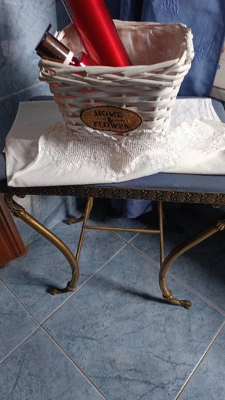Asiento vintage bronce puro