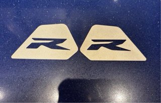 Chapas Logo R Chasis Honda CB650R