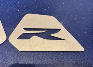 Chapas Logo R Chasis Honda CB650R