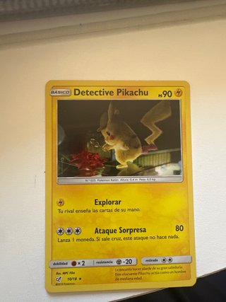 Carta Pokémon Detective Pikachu Básico