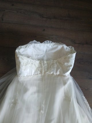 Vestido de novia bordado