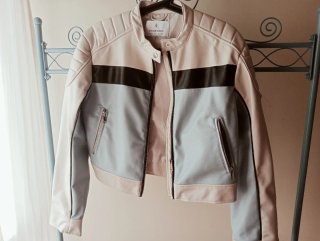 Cazadora Stradivarius Talla L Piel Sintética