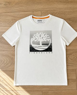 Camiseta Blanca Timberland con Logo