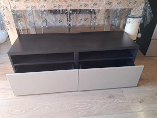 Muebles Besta IKEA beige/negro