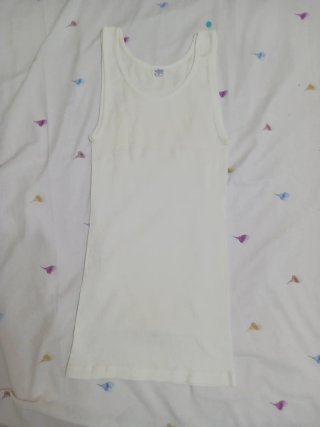 Camiseta interior hombre blanca