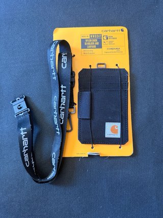 Carhartt Tarjetero con Correa Negro