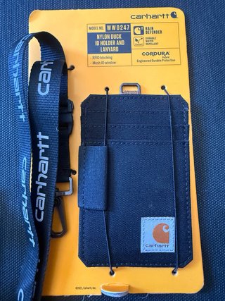 Carhartt Tarjetero con Correa Negro