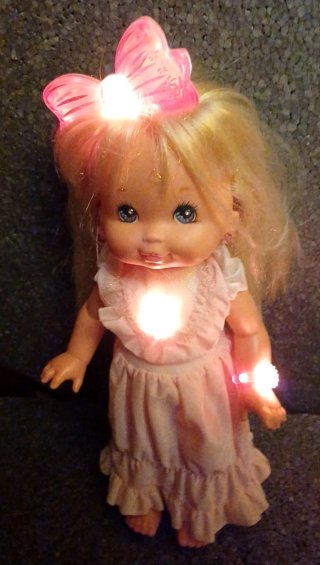 Mattel PJ Sparkles Bambola vintage Doll