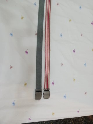 Cinture per bambini grigio e rosso