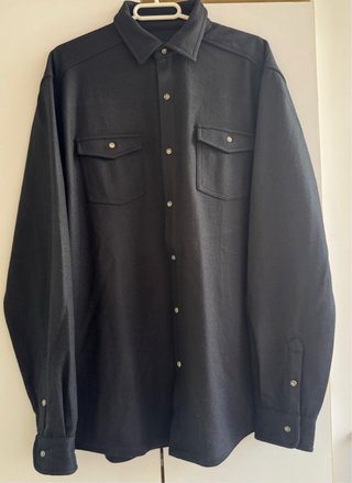 Camisa Negra Massimo Dutti Mujer Talla 42