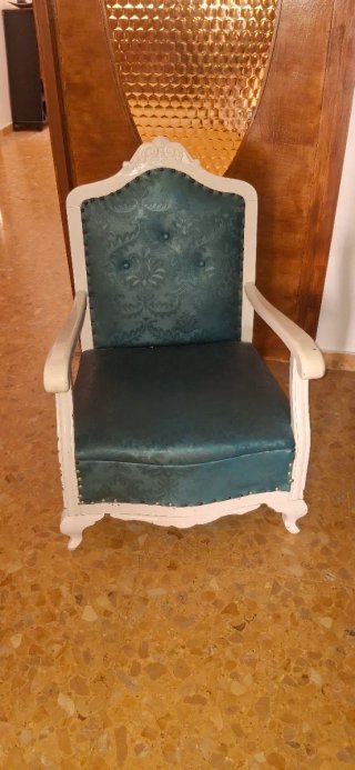 Sillón / Butaca Antigua Restaurada Estilo Luis XV