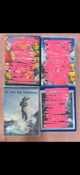 Películas DVD (Español/Inglés)