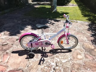Bicicleta infantil 16 rosa