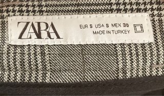 Pantalón de cuadros Zara Hombre