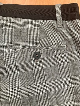 Pantalón de cuadros Zara Hombre