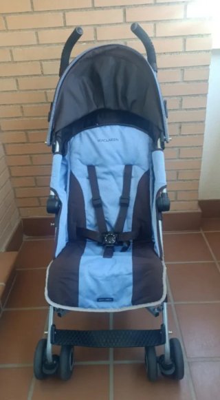 Silla de paseo Maclaren azul