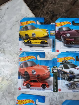 Lote 9 Coches Hot Wheels Porsche