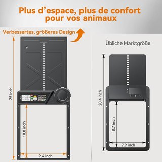Puerta Automática Grande de Gallinero Solar