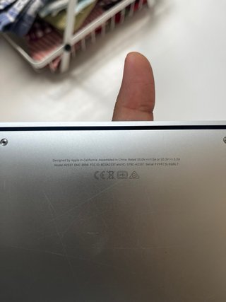 MacBook Air M1 Argento