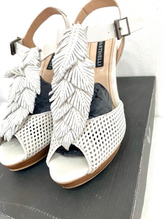 Sandalias Martinelli Blancas Tacón