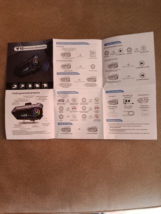 Intercomunicador V10 para Casco Moto