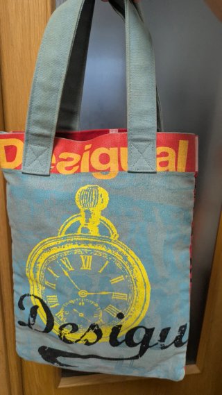 Bolso Tote Desigual Corazón Amarillo