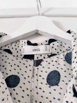 Vestido MNG lunares talla M