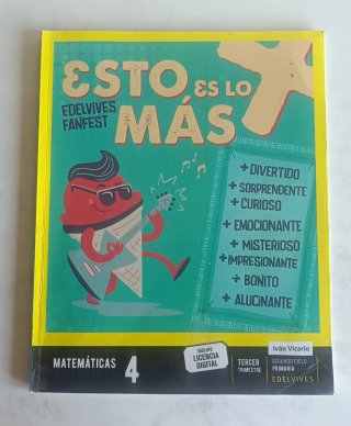 Matemáticas 4, Segundo Ciclo Primaria, Edelvive...