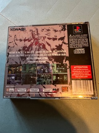 Metal Gear Solid PS1 Konami Italiano
