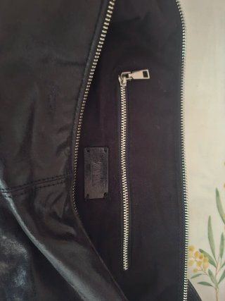 Bolso Hombro Negro Zara