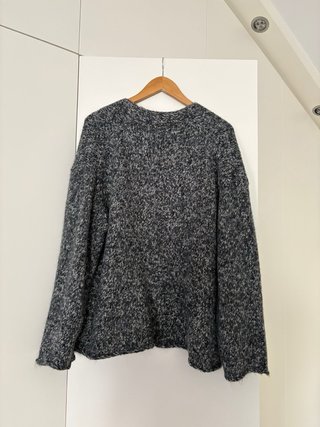 Cárdigan Zara gris talla M