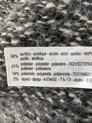 Cárdigan Zara gris talla M