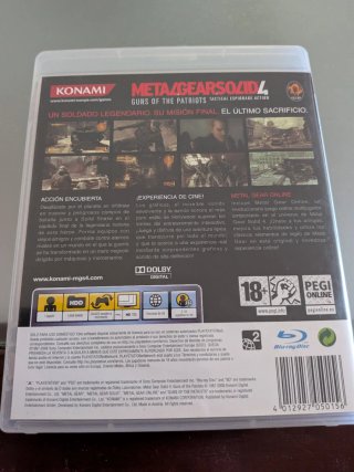 Metal Gear Solid 4 PS3 Guns of the Patriots