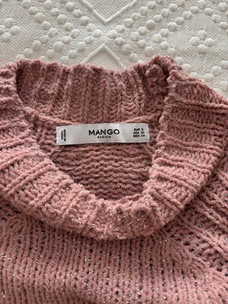 Jersey Mango rosa cuello alto