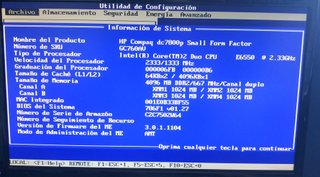 Computer HP Compaq dc7800p SFF Core 2 Duo E6550