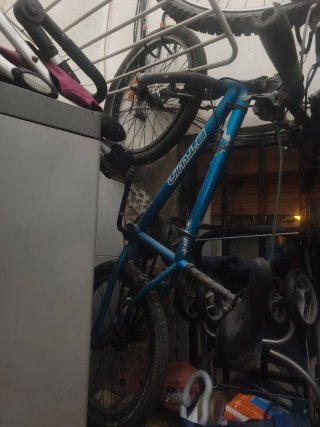 Bicicleta BMX azul