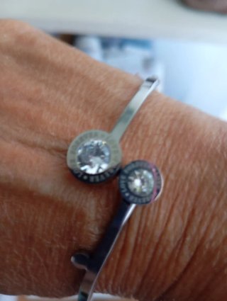 Pulsera Acero con Circonitas