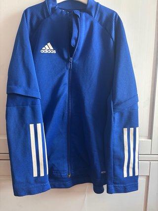 Chaqueta Adidas niño azul. Talla 128cm