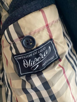 Abrigo Parka Burberry Gris