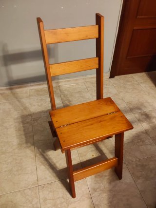 Silla Escalera Madera