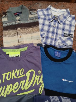 Set 4 Capi Uomo Tg. S Mix Brand, + 2 omaggi