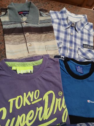 Set 4 Capi Uomo Tg. S Mix Brand, + 2 omaggi