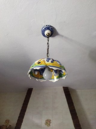 Lámpara de cerámica colgante