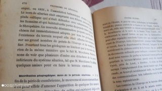 Libro Geología antiguo En Francés 1865.